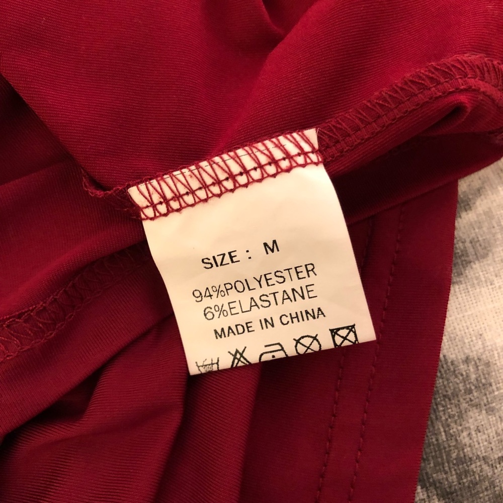 Tobi Wrap Dress in Wine - like new! - Picture 5 of 6